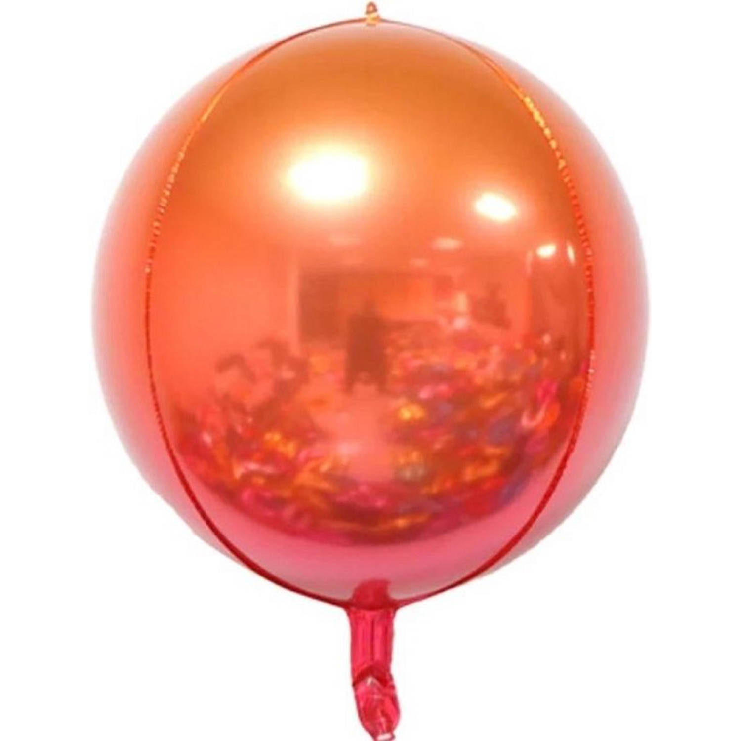 Folie ballon Oranje- Rood 22 inch 55 cm Oranje Rood DM-Products