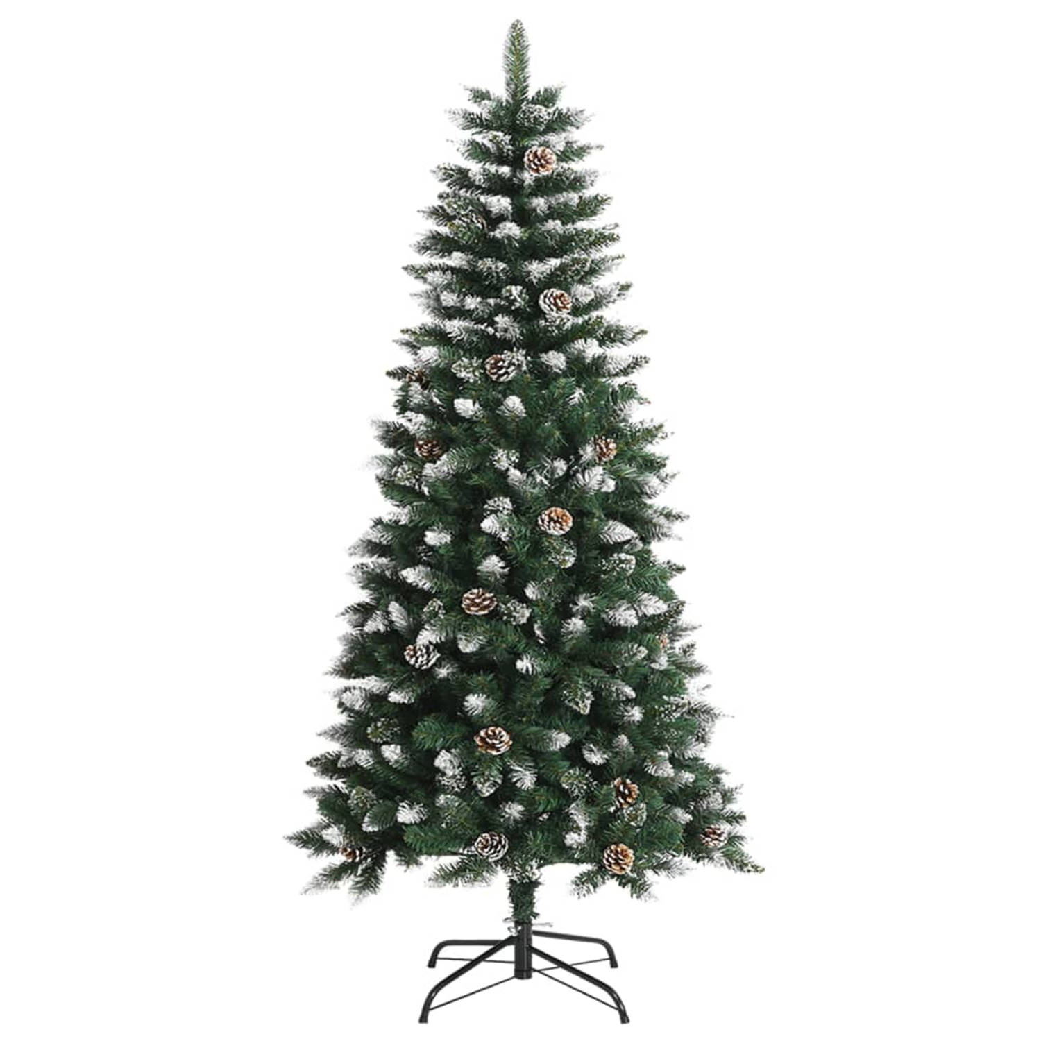 The Living Store Kunstkerstboom met standaard 120 cm PVC groen - Decoratieve kerstboom