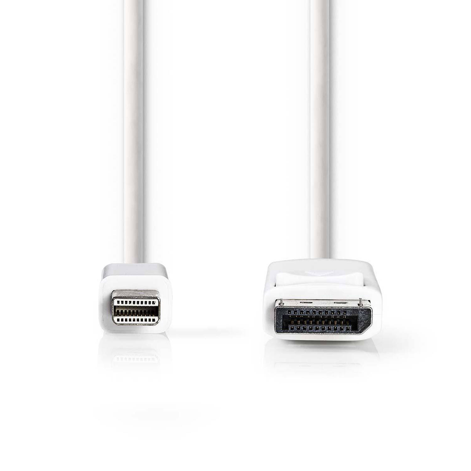 Mini-DisplayPort DisplayPort-kabel | Mini-DisplayPort male DisplayPort male | 2,0 m | Wit