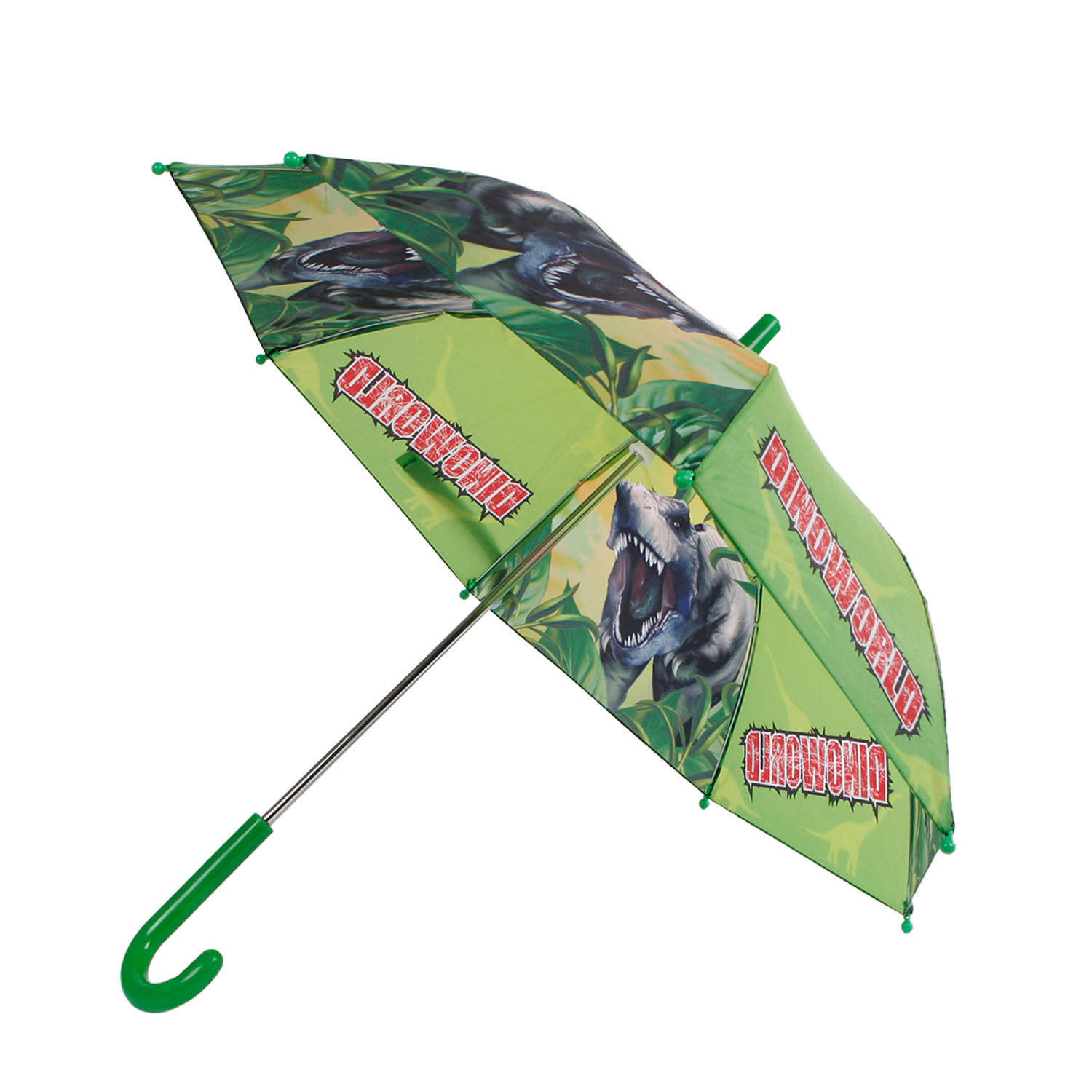 Kinder paraplu groen T-Rex 70 cm - Paraplu's