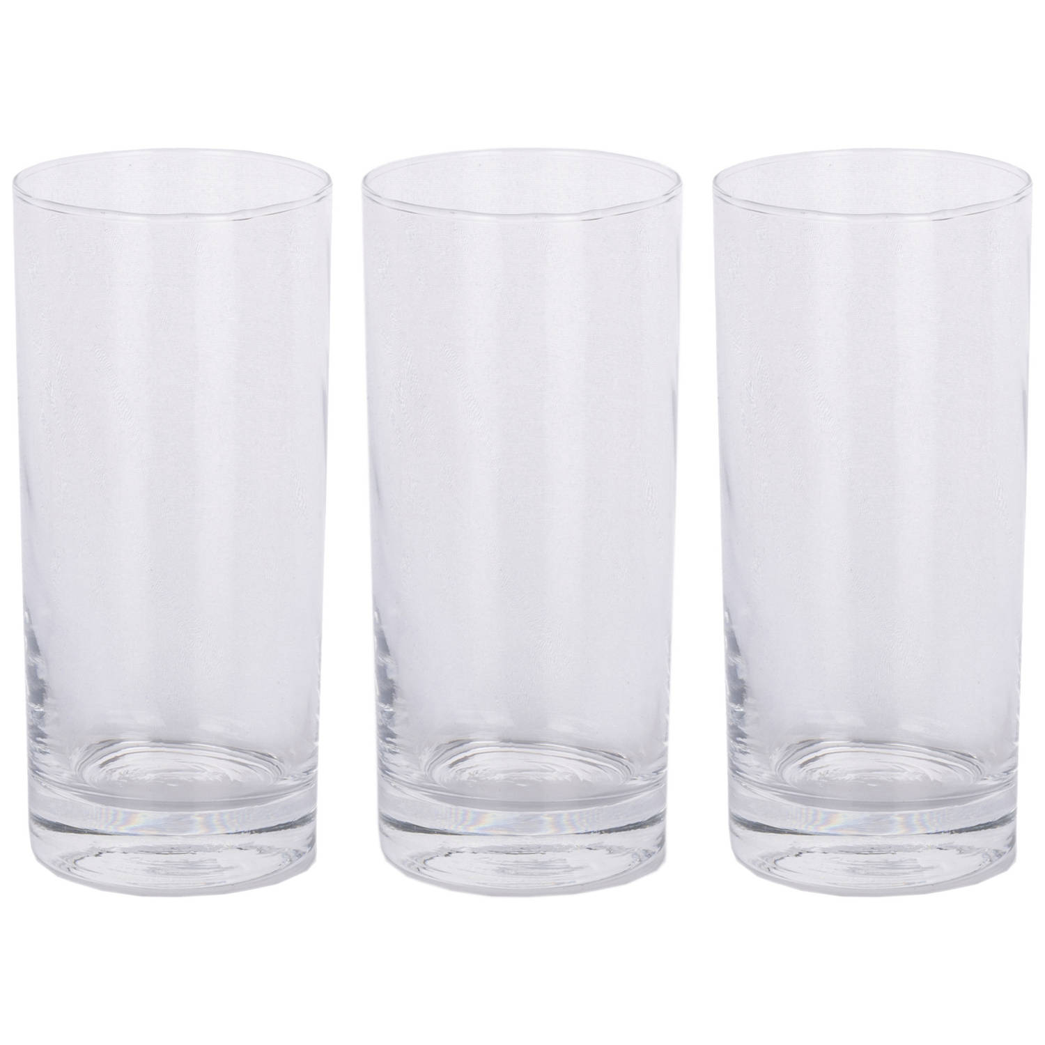 Alpina - longdrink glazen - 3x stuks - glas - 350 ml - 6 x 15 cm