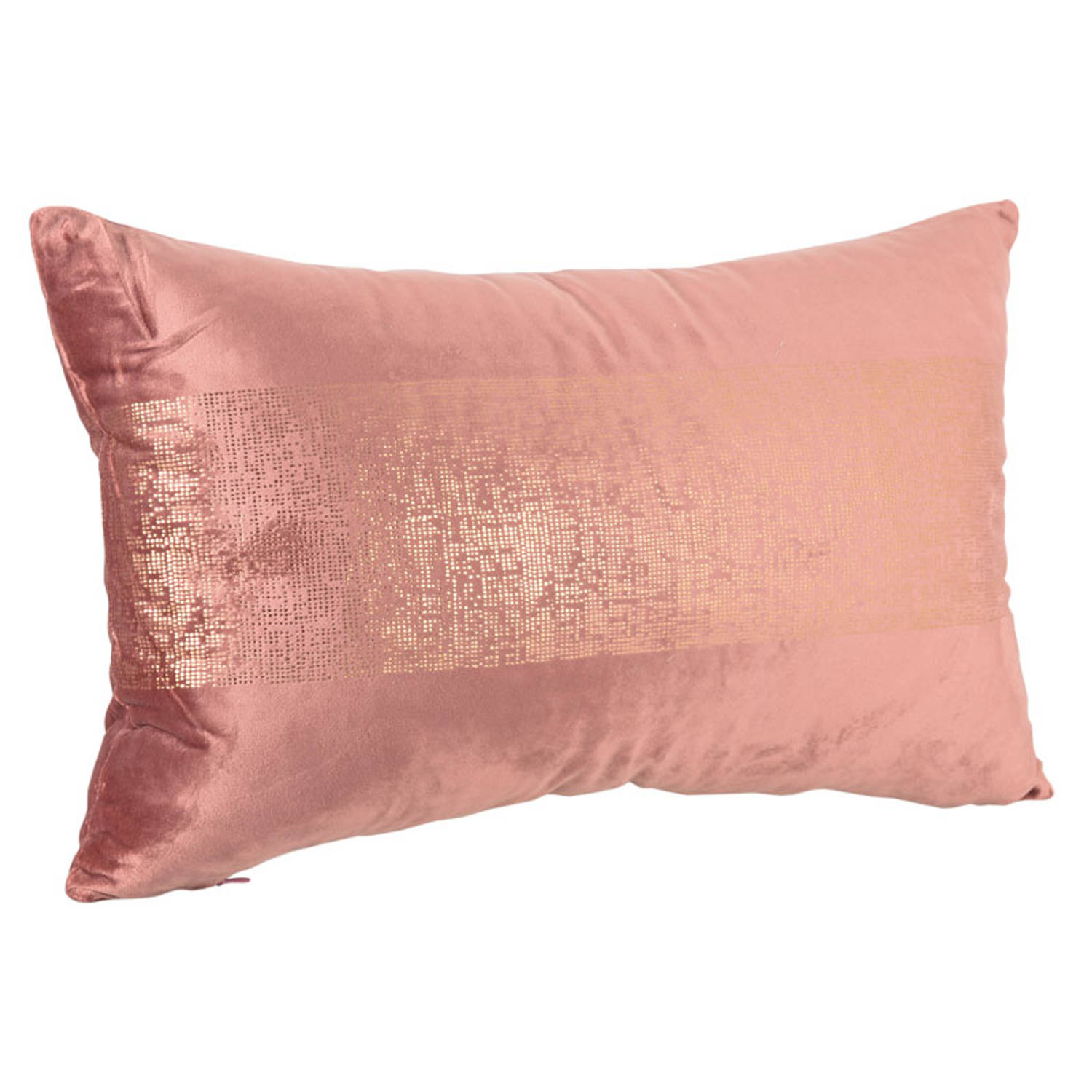 Casa Di Elturo Velvet Kussen Sparcle Roze-goud 30 X 50 Cm (Incl. Vulling)