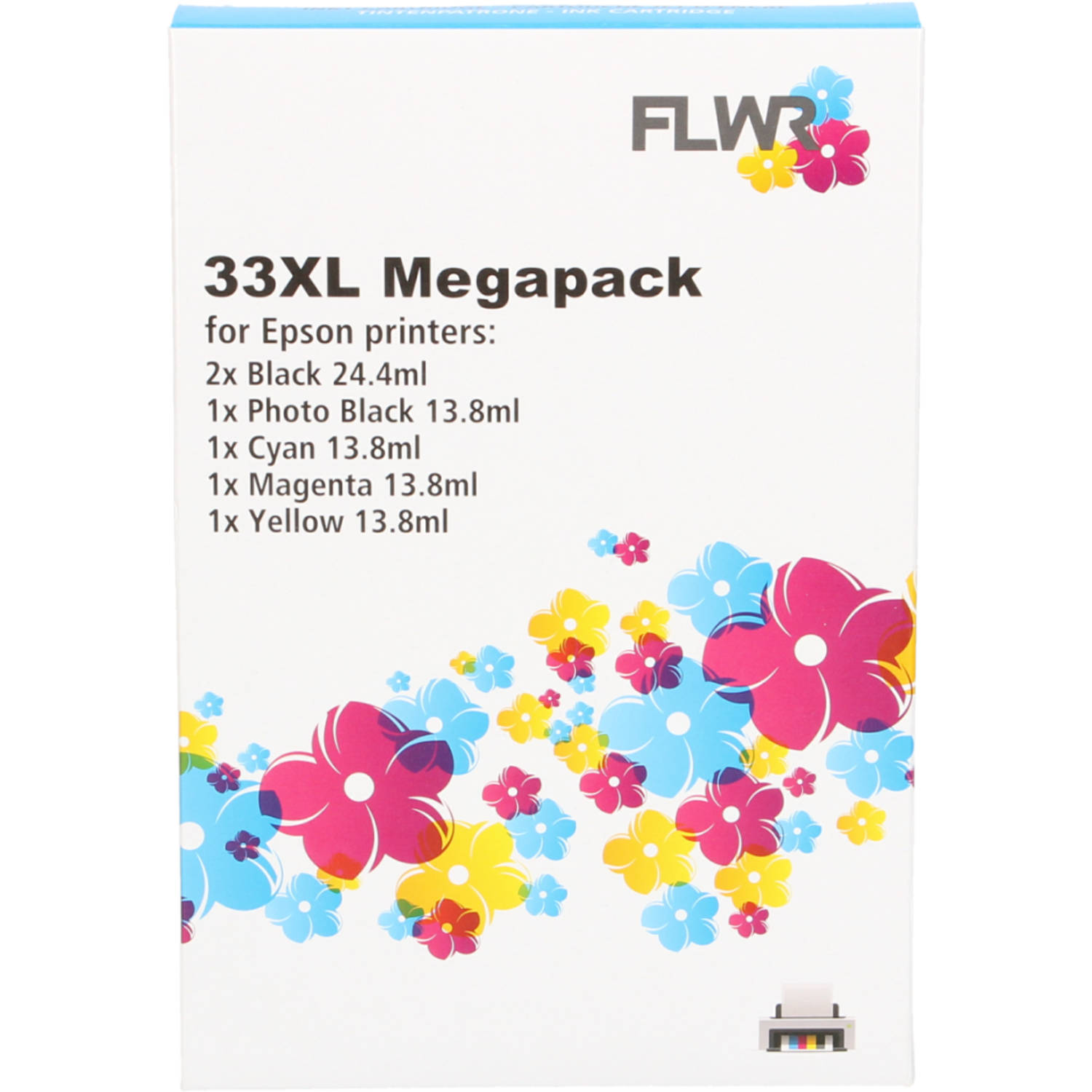 FLWR Epson T3351/3361/2/3/4 Megapack cartridge
