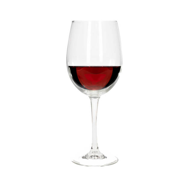 6x Stuks wijnglazen van glas 470 ml - Wijnglazen