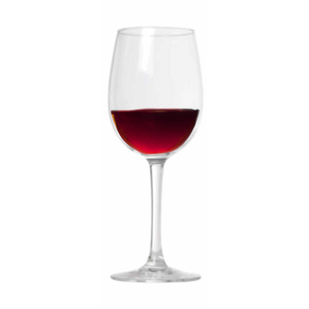 6x Stuks wijnglazen van glas 360 ml - Wijnglazen