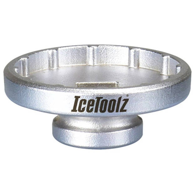 IceToolz trapassleutel 12T 50,4 mm T47 zilver