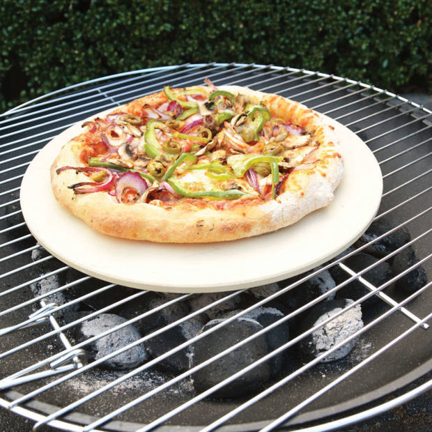 BBQ/oven pizzasteen rond keramiek 30 cm - Pizzaplaten