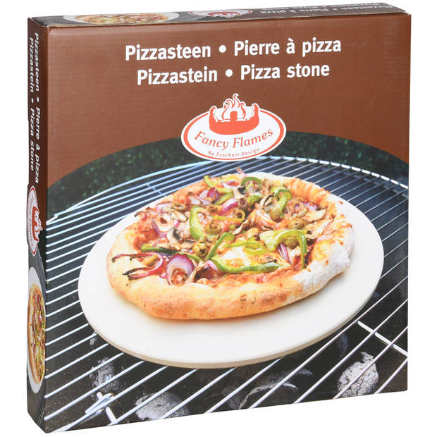 BBQ/oven pizzasteen rond keramiek 30 cm - Pizzaplaten