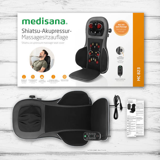 medisana MC 823 Shiatsu acupressuur massagekussen