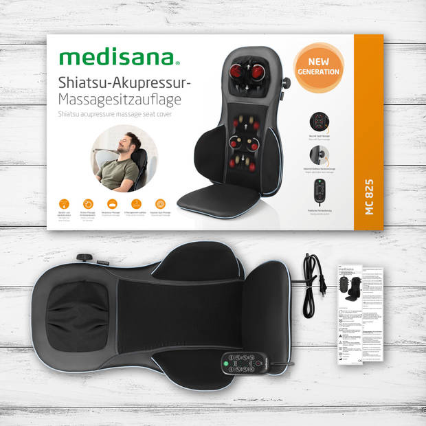 medisana MC 825 Shiatsu acupressuur massagekussen