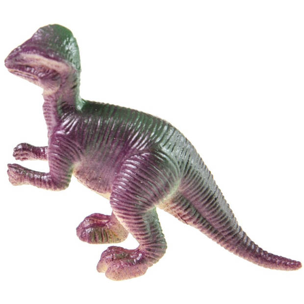 Dinosaurus speelgoed set - voor kinderen - 24x stuks - plastic - Speelfigurenset