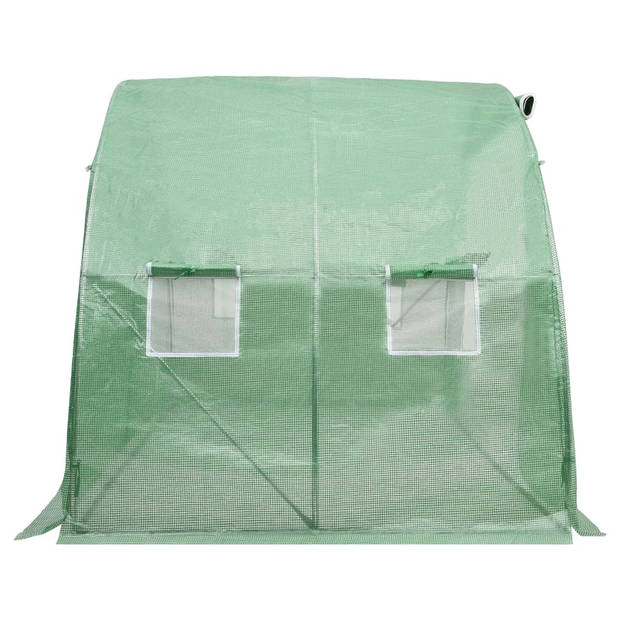 The Living Store Broeikas - Groene 2x4x2m - PE-mesh stof 140g/m²