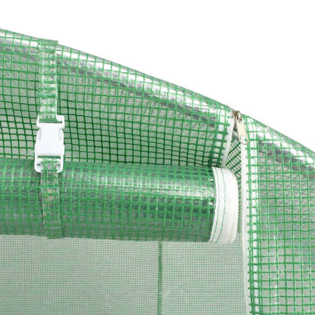 The Living Store Broeikas - Groene 2x4x2m - PE-mesh stof 140g/m²
