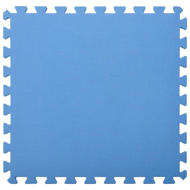 The Living Store Puzzelsportmat - Blauw EVA-schuim - 60 x 60 x 1 cm - 2.16 ?