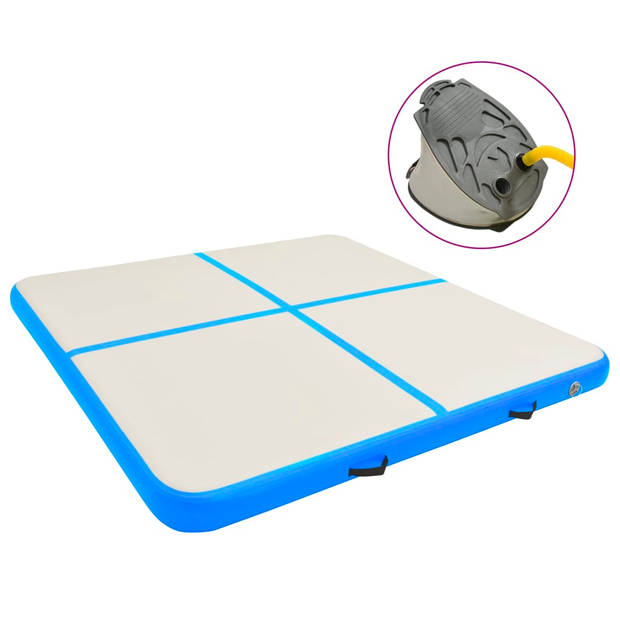 The Living Store Opblaasbare Sportmat - Gymnastiekmat - Groot for - Schokabsorberend - Anti-slip - Waterdicht -