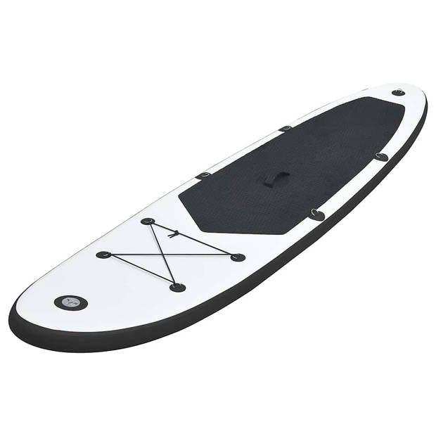 vidaXL Stand Up Paddleboardset opblaasbaar zwart en wit