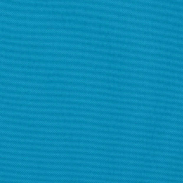 The Living Store Stoelkussens voor buiten - 50x50x3 cm - Blauw - Oxford stof - Waterafstotend