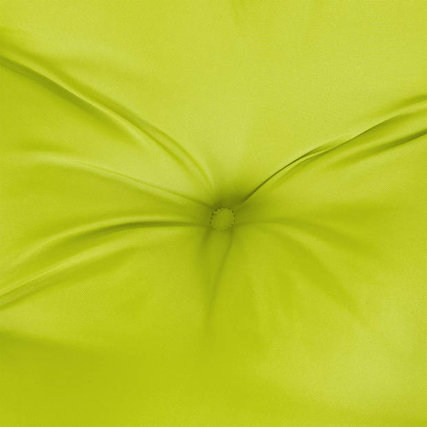 The Living Store Palletkussen - Polyester - 120 x 80 x 12 cm - Helder groen