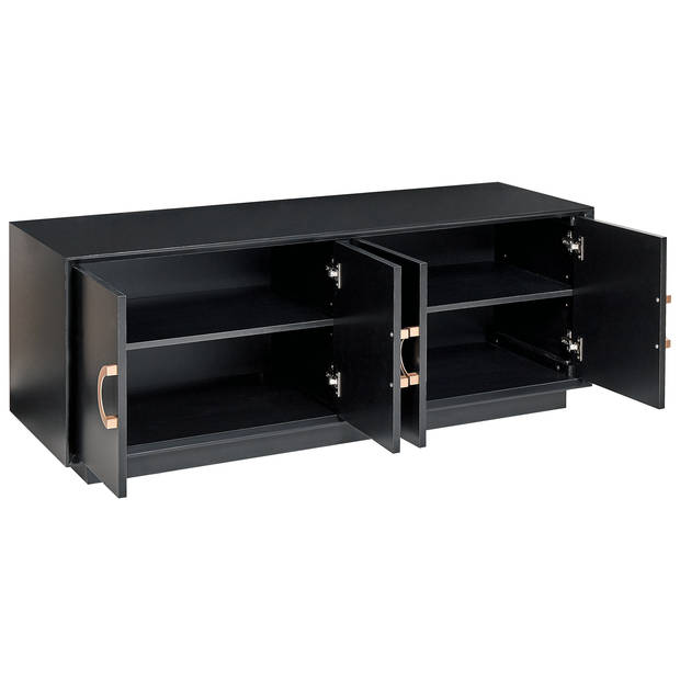 Beliani OXNARD - Sideboard-Zwart-MDF