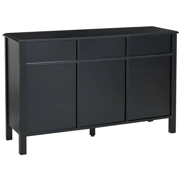 Beliani OLATE - Sideboard-Zwart-MDF