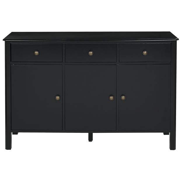 Beliani OLATE - Sideboard-Zwart-MDF