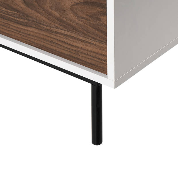 Beliani OKLAND - Sideboard-Wit-Vezelplaat