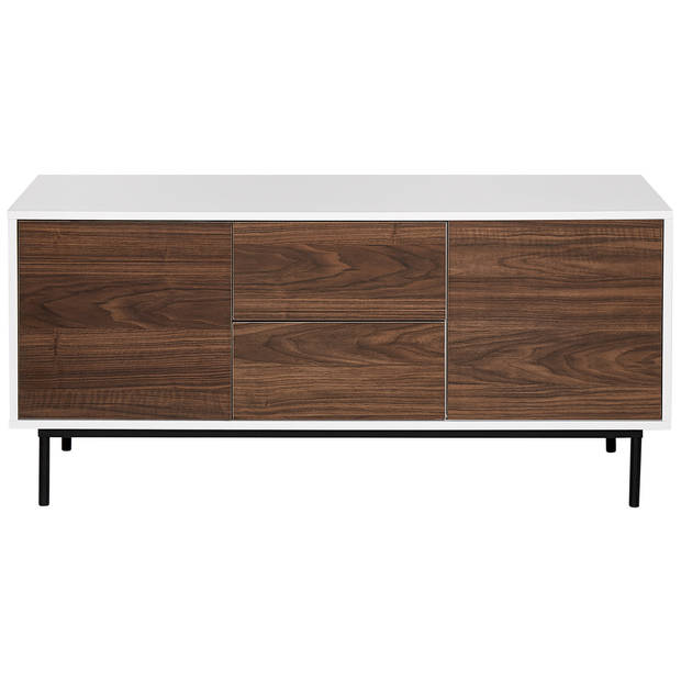 Beliani OKLAND - Sideboard-Wit-Vezelplaat