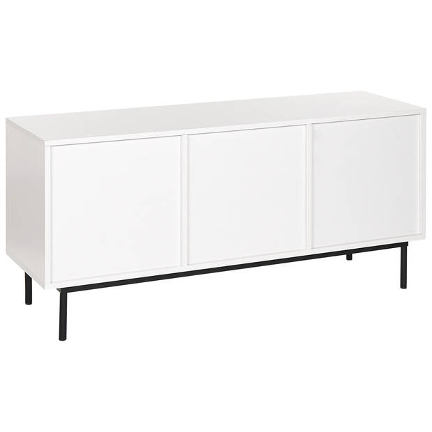 Beliani OKLAND - Sideboard-Wit-Vezelplaat