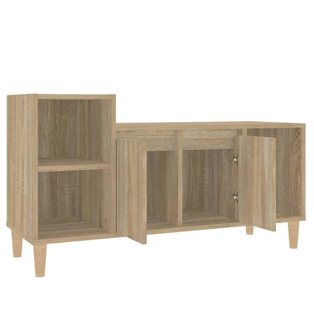 vidaXL Tv-meubel 100x35x55 cm bewerkt hout sonoma eikenkleurig