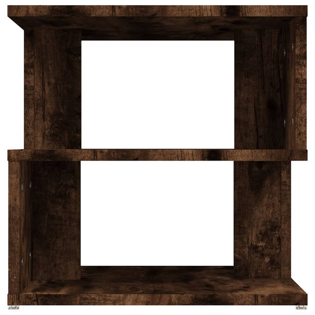 vidaXL Salontafel 40x40x40 cm bewerkt hout gerookt eikenkleurig