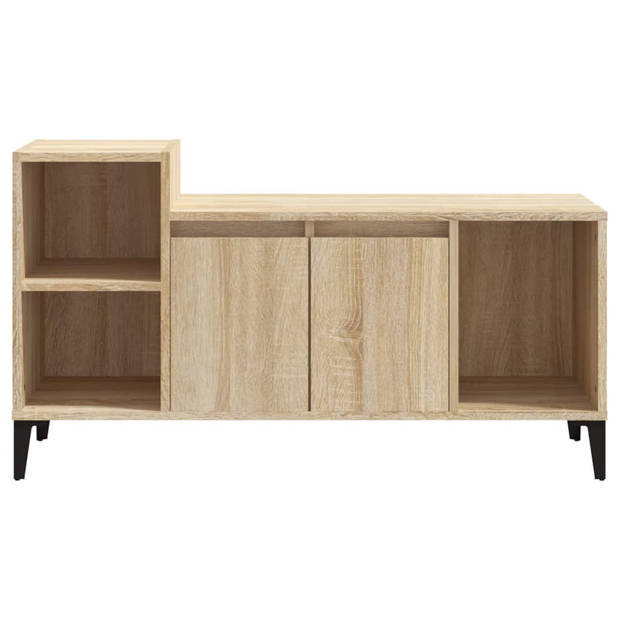 vidaXL Tv-meubel 100x35x55 cm bewerkt hout sonoma eikenkleurig