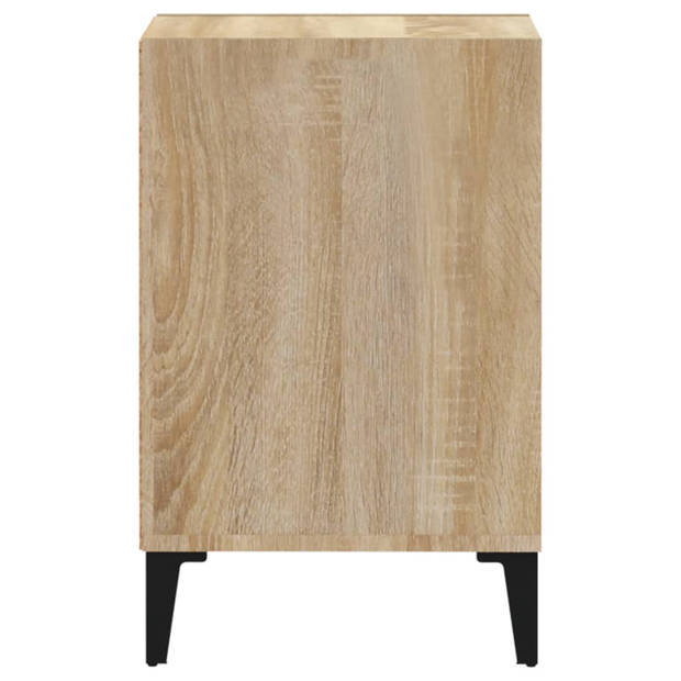 vidaXL Tv-meubel 100x35x55 cm bewerkt hout sonoma eikenkleurig