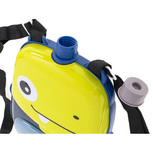 Rugzak waterpistool dinosaurus groen 1L - Buitenspeelgoed - Backpack Watergun - Supersoaker