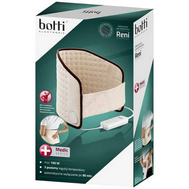 Botti Medic series Reni waist wrap met 3 warmtestanden 100W - Beige