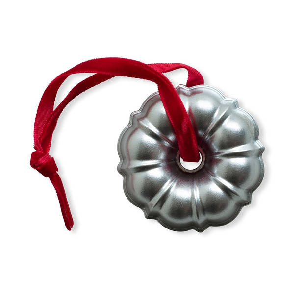 Nordic Ware - Kerstbal Bundt Zilver - Anniversary Ornament - Nordic Ware