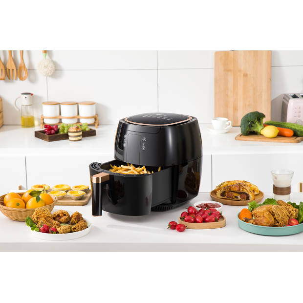 Swiss Pro+ Digitale Airfryer Zwart 7L - 7 Liter