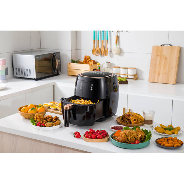 Swiss Pro+ Digitale Airfryer Zwart 7L - 7 Liter