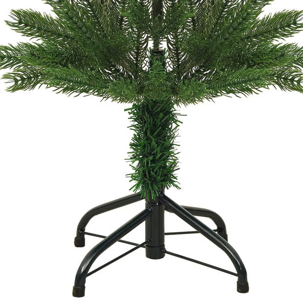 The Living Store Kerstboom - Smal Ontwerp - PE en Staal - 120 cm - Groen