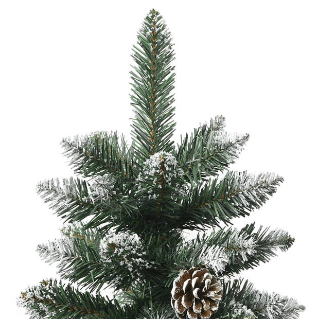 vidaXL Kunstkerstboom met standaard 180 cm PVC groen