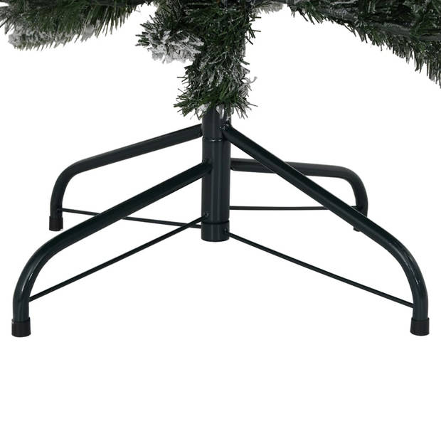 vidaXL Kunstkerstboom met sneeuw 150 cm PVC en PE