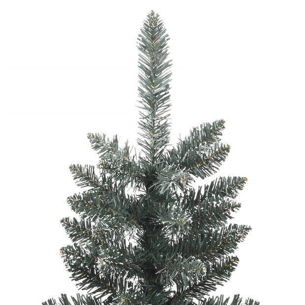 vidaXL Kunstkerstboom met standaard smal 150 cm PVC groen