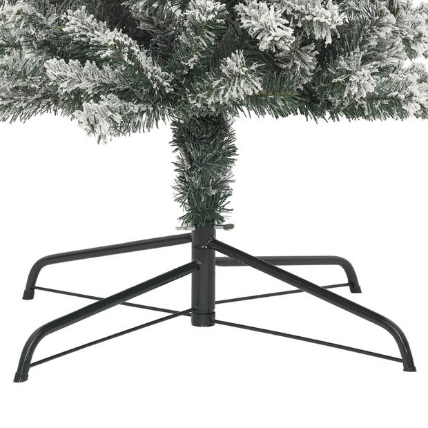 The Living Store Kerstboog - Staal en PVC - 215 x 240 cm - Wit/Groen