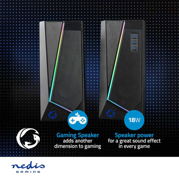 Nedis Gaming Speaker - GSPR31020BK