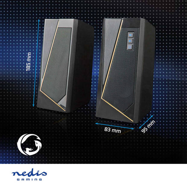 Nedis Gaming Speaker - GSPR31020BK