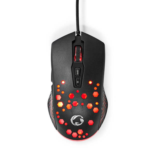 Nedis Gaming Muis - GMWD410BK