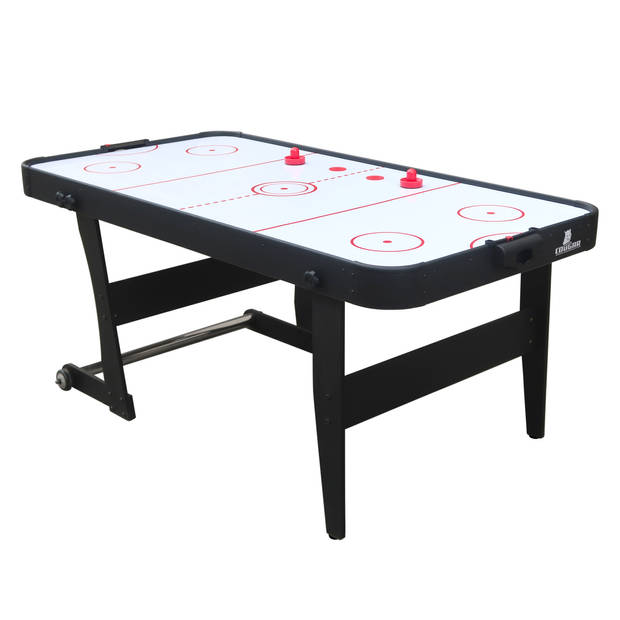 Cougar Icing XL Airhockeytafel 6ft opklapbaar Airhockey tafel incl accessoires (pucks & pushers)