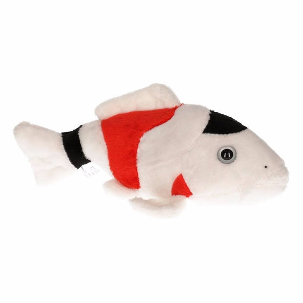 Pluche vissen knuffel koi karper 22 cm - Knuffel zeedieren