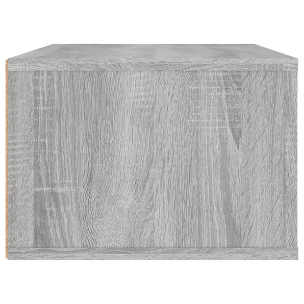 vidaXL Tv-hangmeubel 80x36x25 cm bewerkt hout grijs sonoma eikenkleur