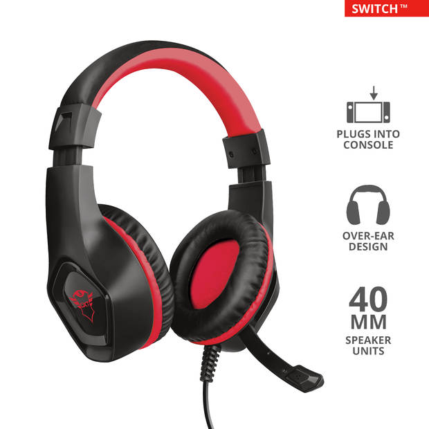 Trust Gaming GXT 404R Rana Headset Nintendo Switch