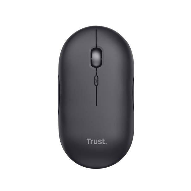 Trust Puck Dunne Oplaadbare Muis met Bluetooth - Zwart